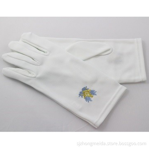 Masonic Regalia White Cotton Gloves